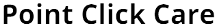 PointClickCare - transparent black logo